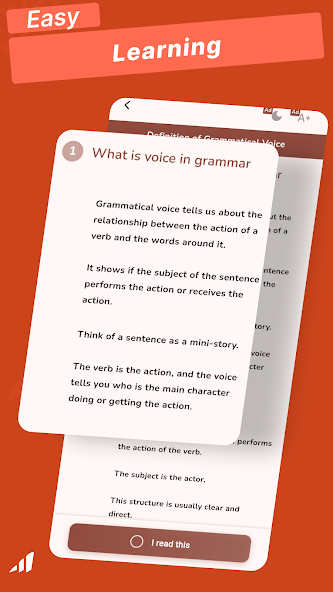 Active Voice Passive Voice screenshot