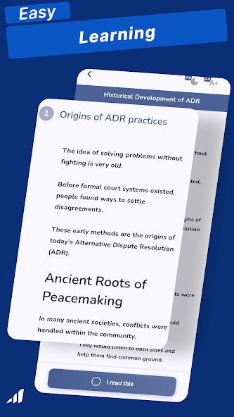 Alternative Dispute Resolution screenshot