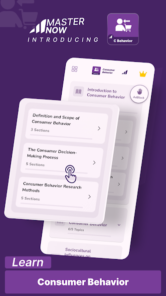 Consumer Behavior screenshot