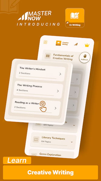 Creative Writing screenshot