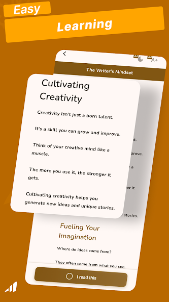 Creative Writing screenshot