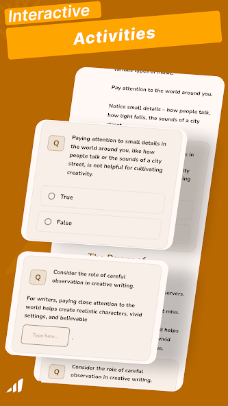 Creative Writing screenshot