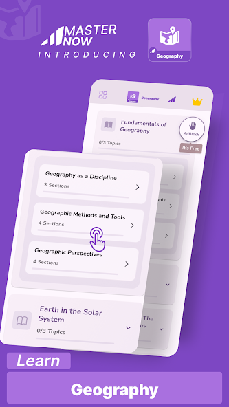 Geography screenshot