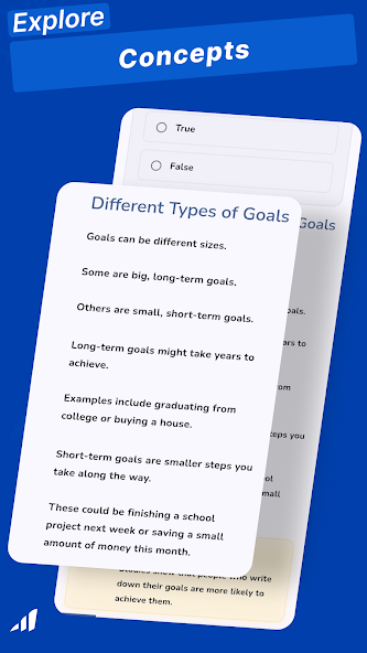 Goal Setting and Achievement screenshot