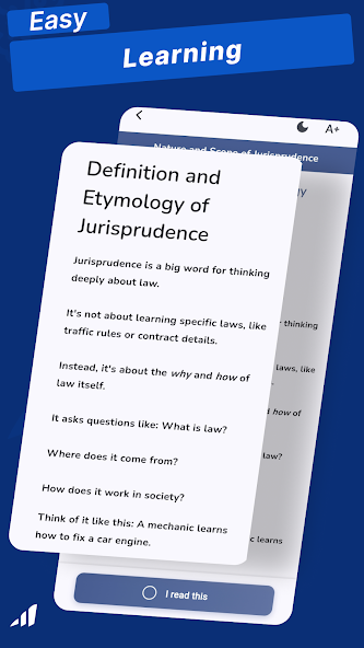 Jurisprudence screenshot