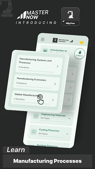 Manufacturing Processes screenshot