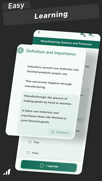 Manufacturing Processes screenshot