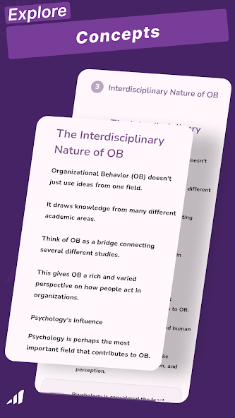 Organizational Behaviour I screenshot