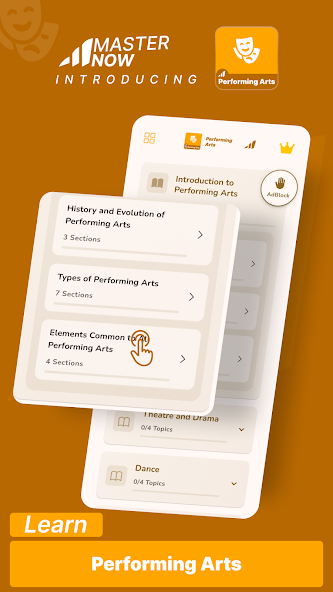 Performing Arts screenshot