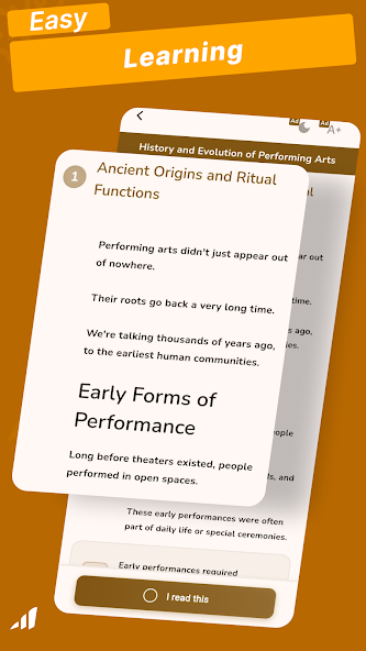 Performing Arts screenshot