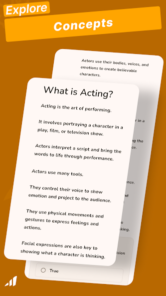 Performing Arts screenshot