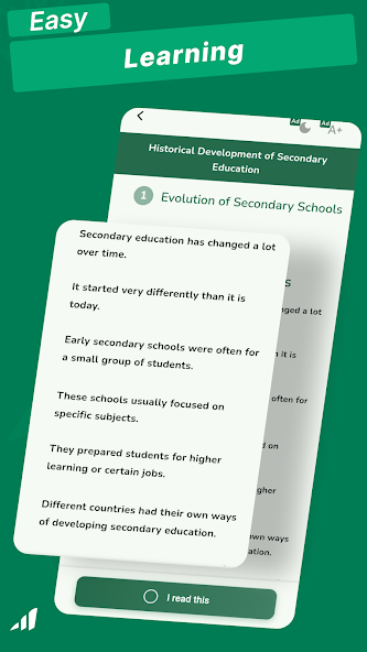 Secondary Education screenshot
