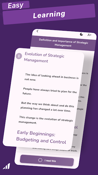 Strategic Management screenshot