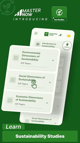Sustainability Studies screenshot